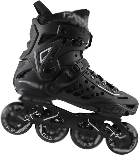 Vista 3 de Patines profesionales de carreras en línea unisex, para principiantes, para exteriores, patines de velocidad de rendimiento para adultos