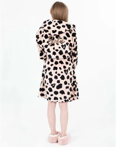 Vista 3 de Barbie Bata de vestir para niñas con estampado de leopardo de animales