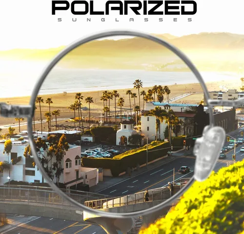 Vista 55 de KANASTAL Gafas de sol redondas polarizadas para mujeres y hombres, estilo hippie con protección UV400