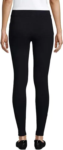 Vista 2 de Lands' End Leggings de punto de tiro medio con estrellas de mar para mujer