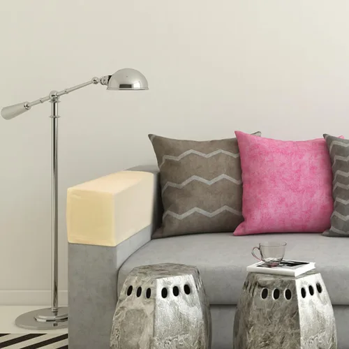 Vista 5 de BESPORTBLE 2 fundas de tela elástica para reposabrazos de sofá, fundas para reposabrazos de sillón, antimanchas, lavable, protector de muebles Beige