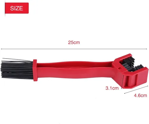 Vista 7 de Fydun Herramienta de limpieza de cadena de motocicleta, herramienta de limpieza de cadena de motocicleta, herramienta de cepillo de bielas multiusos
