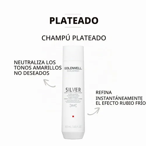 Vista 2 de Goldwell Dualsenses Silver Shampoo 300mL