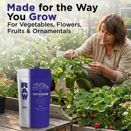 Vista 6 de RAW Fertilizante de potasio - Soluble en agua de alto potasio para plantas, 2 lb