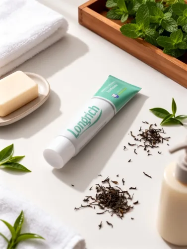 Vista 5 de Longrich Pasta de dientes de té blanco multiefecto, sin flúor