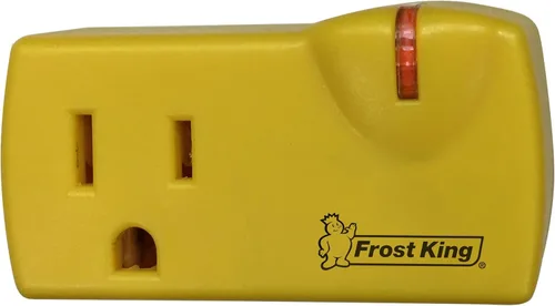 Vista 2 de Frost King 099000 Termostato autorregulador para kits de cables térmicos, negro