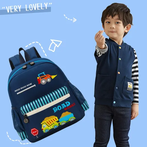 Vista 7 de Mochila para niños pequeños en 3D de Zoo para niños y niñas, Nice Day, talla única