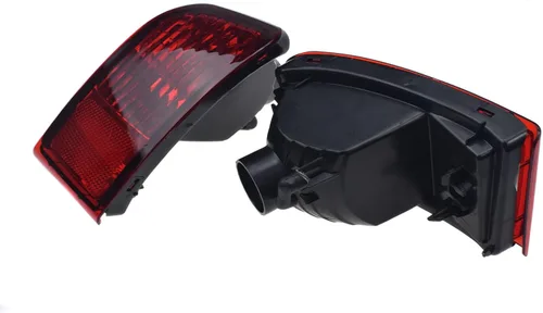 Vista 2 de Kison 2 piezas parachoques trasero reflector faro antiniebla izquierda derecha para Toyota Land Cruiser Prado 120 Series Grj120 Trj120 Fj120