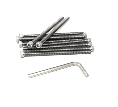 Vista 213 de iexcell Kit de tornillos de cabeza hexagonal de acero inoxidable 304, 100 unidades M2 x 0.157 in, paso de rosca de 0.016 in