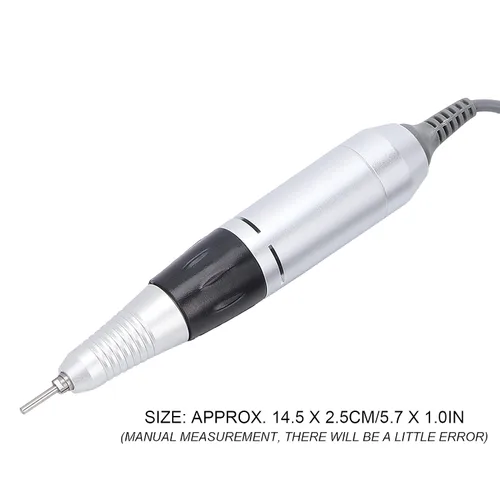 Vista 5 de YUYTE Taladro eléctrico de uñas, mango de repuesto para taladro de manicura, máquina de pulido de manicura y pedicura, 35000 rpm, pieza