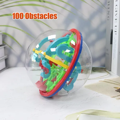 Vista 3 de Bola de juego de rompecabezas 3D y mini cubo, bola de laberinto 3D, rompecabezas de rompecabezas de esfera de globo y entrenamiento de laberinto