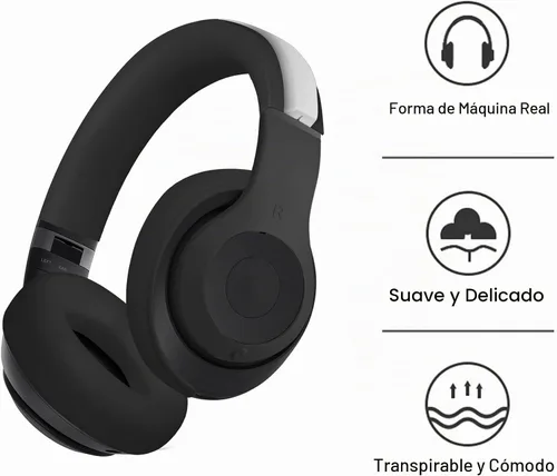 Vista 6 de Studio Pro 3 en 1 - Fundas de silicona para los oídos, antiarañazos, cubierta para la cabeza, para auriculares Beats Studio Pro, accesorios Negro