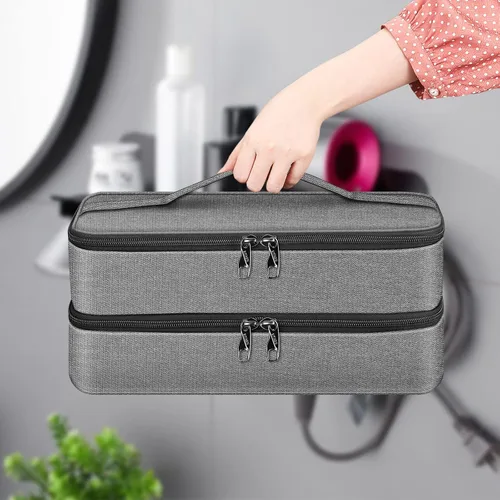 Vista 4 de SITHON Funda de viaje para Shark FlexStyle/SpeedStyle Styler/HyperAir Dryer, doble capa resistente al agua, portátil, bolsa organizadora