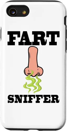 Vista 18 de Fart Sniffer Shirt, Gross Dad Joke Shirt, Weird Funny Fart Case for iPhone 17