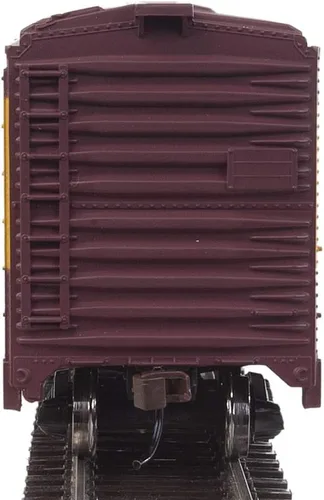 Vista 5 de WalthersTrainline Boxcar Milwaukee Road Ready to Run, rojo/amarillo