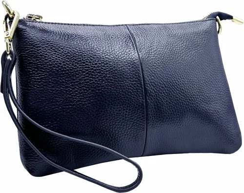 Vista 2 de Beurlike Cartera de cuero para mujer, bolso cruzado pequeño para teléfono