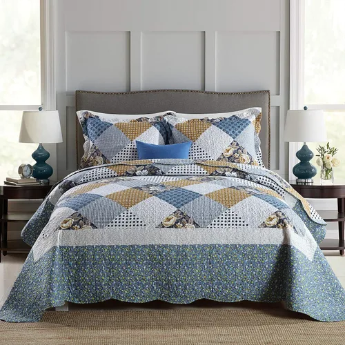 Vista 52 de Travan Juegos de Edredón de 2 Piezas Twin con Sham, Ropa de Cama de Gran Tamaño, Colcha Reversible, Juego de Cubrecama Suave, Tamaño Twin