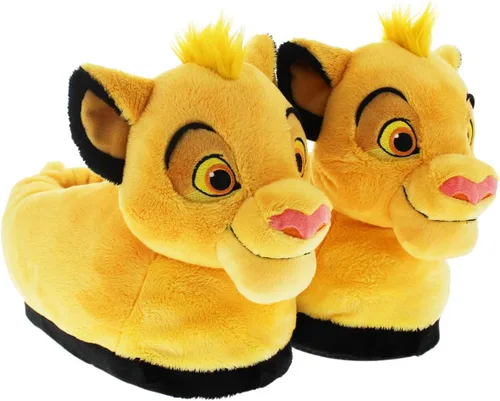 Vista 133 de Happy Feet - Pantuflas con licencia oficial de Disney y Pixar, pantuflas figurales para hombres, mujeres, niños, como se ve en Shark Tank