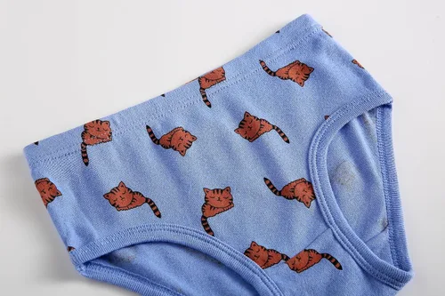 Vista 4 de Ropa interior de algodón para niñas, bragas cómodas para niños