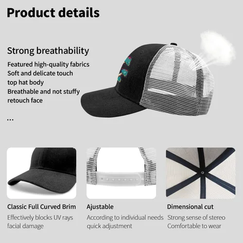 Vista 7 de Caps Mushroom Baseball Cap, Vintage Dad Hat for Men