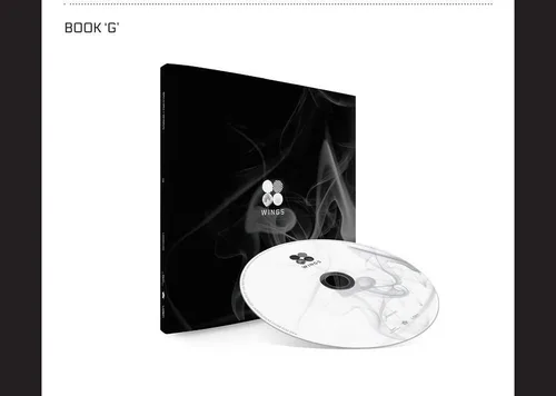 Vista 5 de BTS - WINGS (Vol.2) [G ver.] CD con póster doblado oficial y tarjeta fotográfica de regalo extra