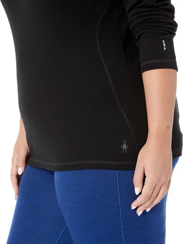 Vista 3 de Smartwool Capa base térmica clásica merino con cremallera de 14 Plus - Mujer