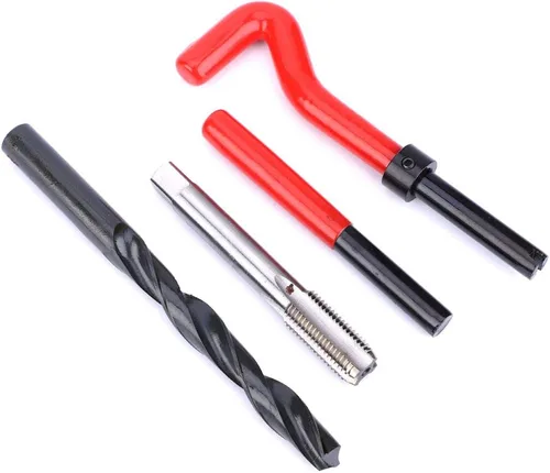 Vista 2 de Oumefar Kit de reparación de roscas M12 x 1.5, kit de reparación de roscas métricas, kit de reparación de roscas de rosca M12 x 1.5, kit