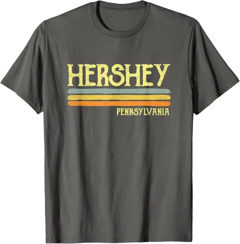 Vista 79 de Camiseta vintage de regalo de recuerdo de Hershey Pennsylvania PA, Negro, S
