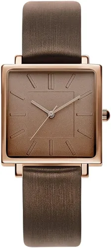 Vista 2 de TIME100 - Reloj de pulsera para mujer, impermeable, delgado, minimalista, casual, simple, de cuarzo, analógico