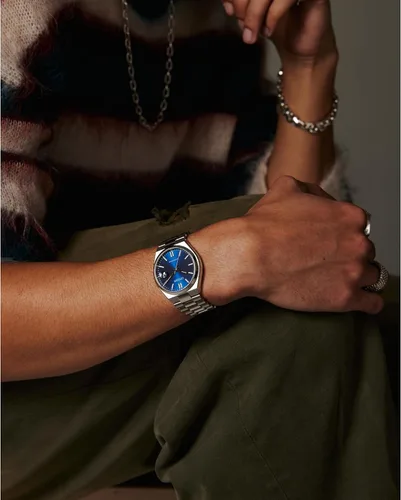 Vista 6 de Citizen Tsuyosa - Reloj deportivo automático de lujo para hombre Esfera azul
