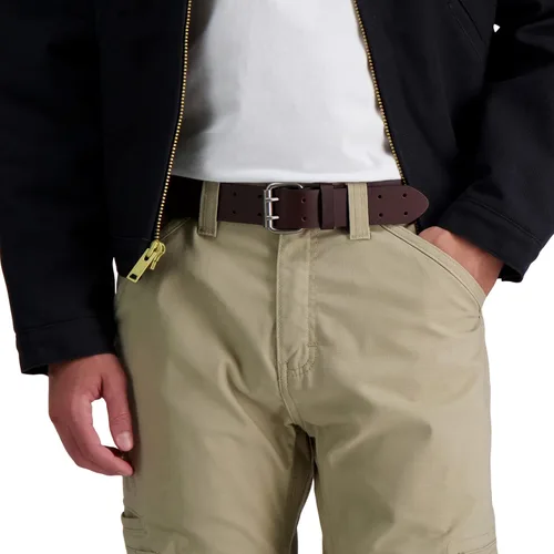 Vista 5 de Dickies - Cinturón de cuero para hombre con hebilla de doble punta