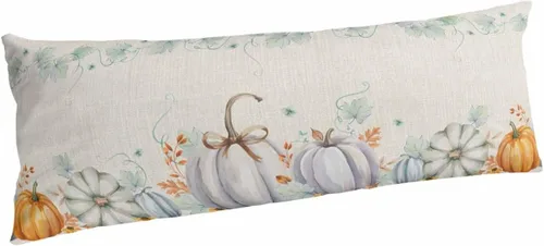 Vista 12 de Fundas de almohada de tamaño King con hojas verdes, rosas, flores, fundas de almohada suaves decorativas para sofá de cuerpo largo, con cierre
