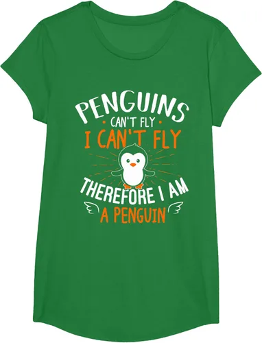 Vista 52 de Penguins Can't Fly Shirt - Camiseta de regalo para amantes de los pingüinos, Azul Azul Marino