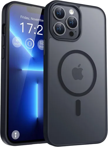 Vista 48 de Funda para teléfono Google Pixel 9 Pro XL, Compatible con Magnético, Protección contra Caídas de Grado Militar Translúcida Mate Resistente a Golpes