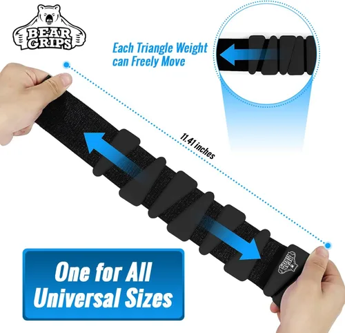 Vista 2 de Bear Grips Pesas de muñeca y tobillo – Equipo de gimnasio en casa, correas de entrenamiento para hombres y mujeres, equipo de entrenamiento, pesas