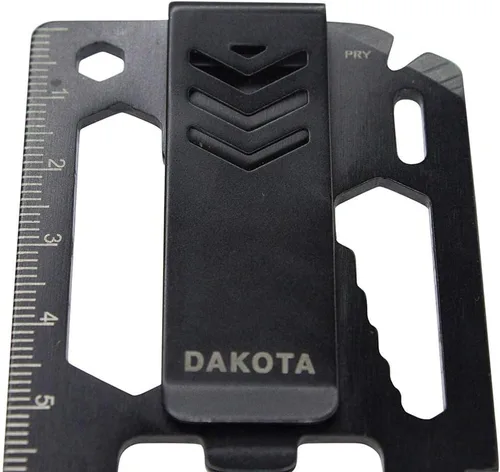 Vista 7 de Dakota Mini Clip Microlight Mosquetón Reloj y Clip de Dinero Multiherramienta Combo Regalo Set