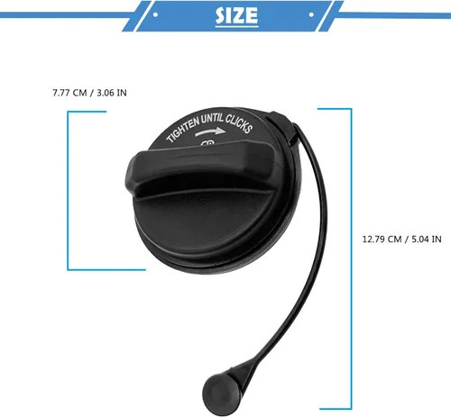 Vista 4 de HC3Z9030B Tapa de llenado de depósito de combustible de gas compatible con Ford F-150 F-250 F-350 F-450 F-550 F-600 F150 F250 F350 F450 F550 F600