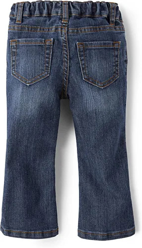 Vista 3 de The Children's Place Baby Toddler Girls Basic Bootcut Jeans