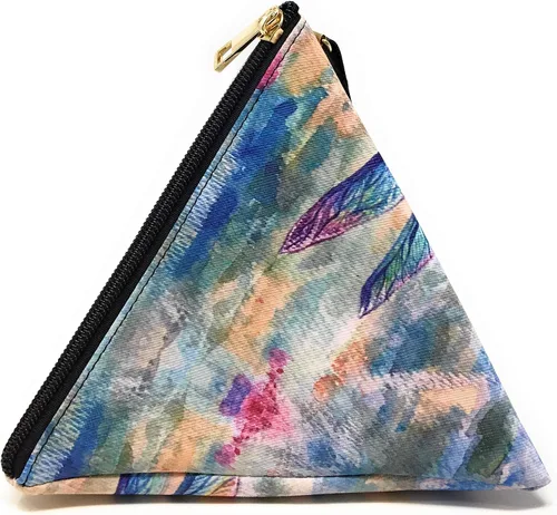 Vista 3 de Bolso de mano con diseño de triángulo de libélula, Varios