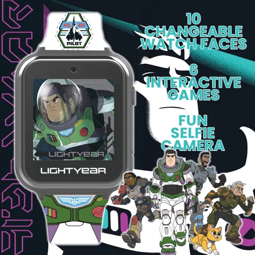 Vista 4 de Accutime Buzz Lightyear LTY4036AZ - Reloj de cuarzo, color blanco