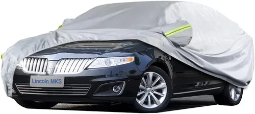 Vista 24 de KouKou Funda impermeable para automóvil SUV adecuada para BMW X1 de 2009 a 2025, 7 capas a prueba de viento para todo tipo de clima, cubierta