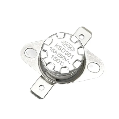 Vista 3 de 1 unids KSD301 250V 15A 150C 180C 200C 230C 245C 250C Grado Celsius Normalmente Cerrado NC Temperatura Control Térmico Interruptor (230C)