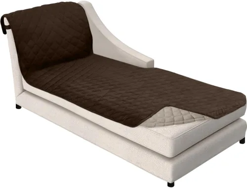 Vista 72 de Sofa Shield - Funda para sofá Loveseat con correa patentada, protector de cojín, funda reversible diseñada en EE. UU. resistente a manchas