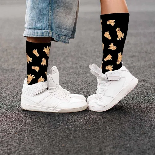 Vista 7 de Pehede Calcetines divertidos unisex, regalos para mujeres y hombres