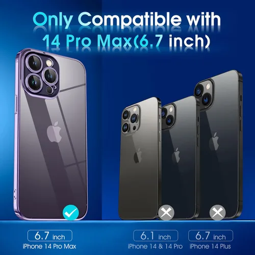 Vista 469 de Supdeal Funda cristalina transparente para iPhone 11, [No se amarillea] [Protección de la cámara] [Probado contra caídas de grado militar] Funda