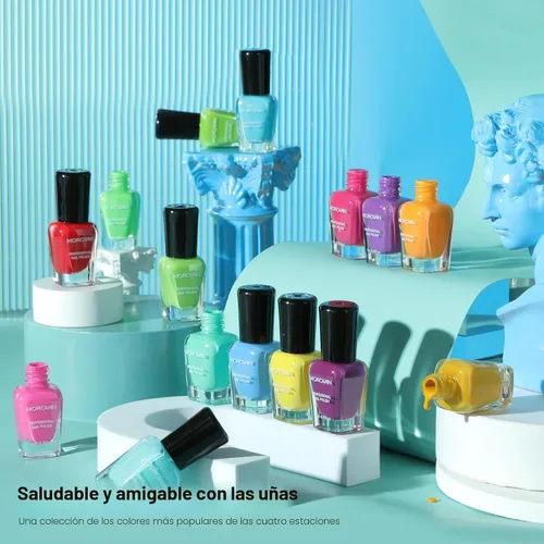 Vista 7 de Morovan - Juego de esmaltes de uñas brillantes: juego de regalo de 15 colores de secado rápido de larga duración Paquete de esmalte de uñas