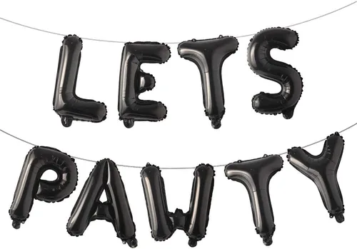 Vista 6 de Globos de papel de aluminio de 16 pulgadas para perros y mascotas, 9 unidades, globos de feliz cumpleaños para mascotas, juego de suministros de Rojo