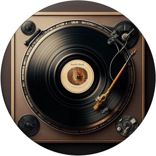 Vista 3 de Disco de vinilo LP vintage para fanáticos de la música retro, PopSockets intercambiables PopGrip