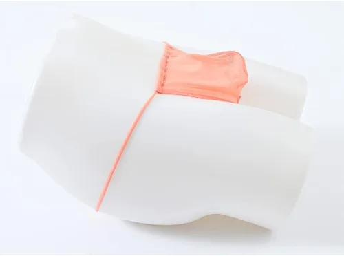 Vista 4 de TANBOM Tanga para hombre, con espalda en Y, de tiro bajo, transpirable, cómoda, de nailon, con bolsa