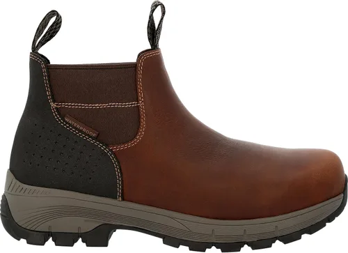 Vista 7 de Georgia Boot mens Georgia Boot Eagle Trail Waterproof Alloy Toe Chelsea Work Boot